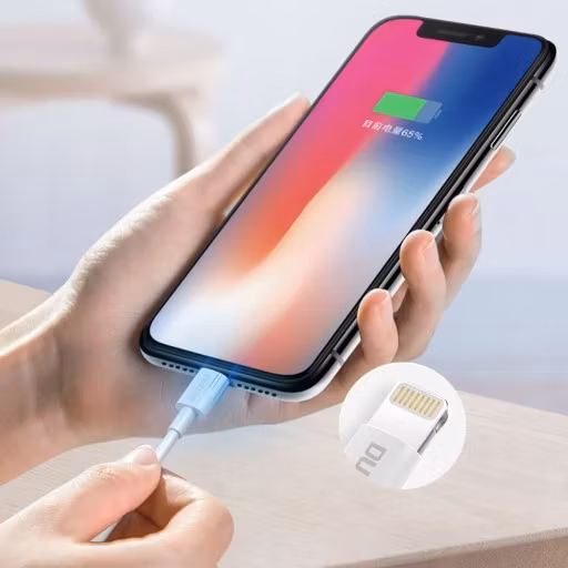 Dudao USB-Kabel USB till USB-C 5A 2m Vit