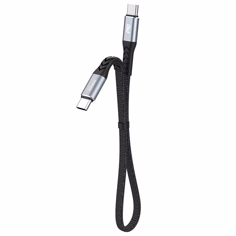 Dudao L10C USB-C till USB-C Kabel 100W 0.23m Svart