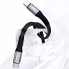 Dudao L10C USB-C till USB-C Kabel 100W 0.23m Svart
