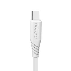 Dudao USB-Kabel USB till USB-C 5A 1m Vit