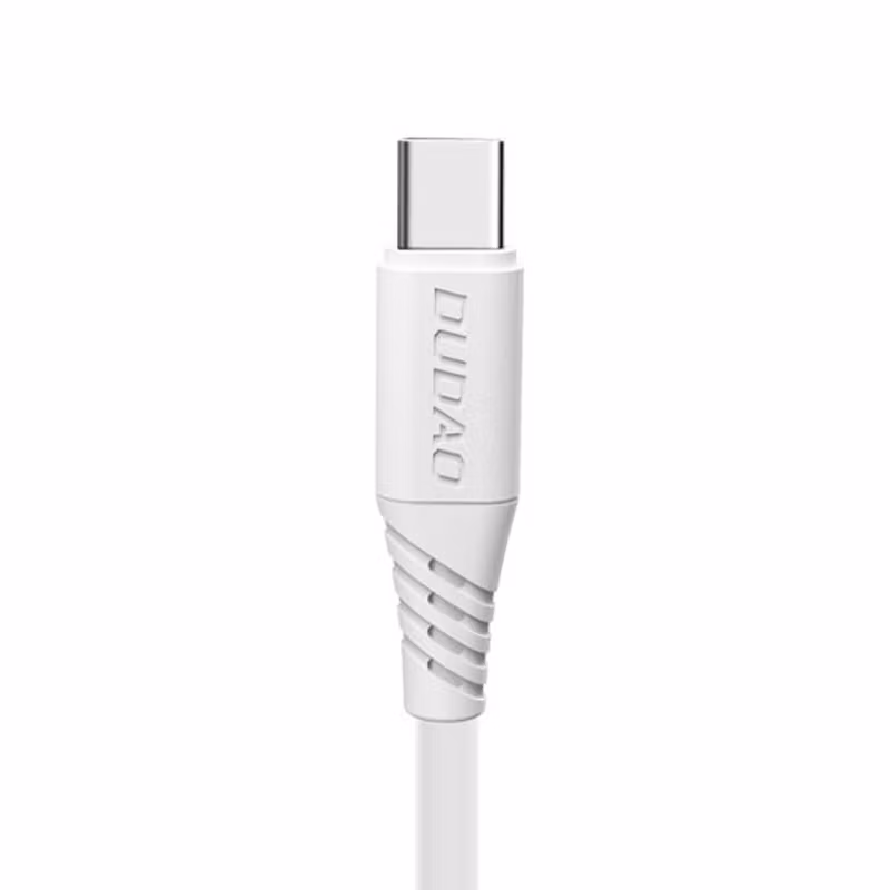 Dudao USB-Kabel USB till USB-C 5A 1m Vit