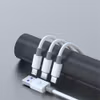 Dudao USB-A till Lightning/USB Micro/USB-C 3-in-1 kabel 1,2m Vit