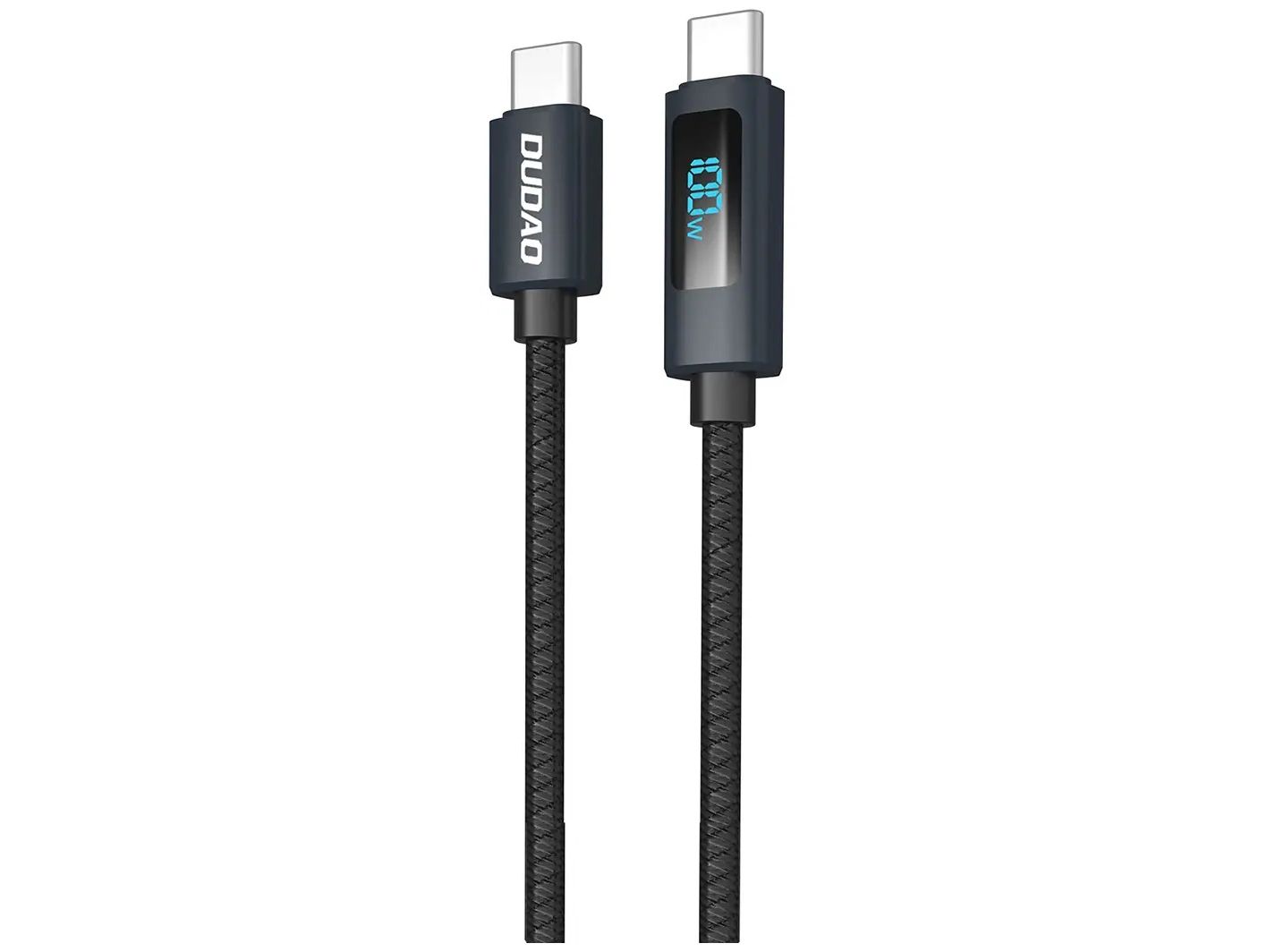 Dudao L7C USB-C to USB-C kabel 100W 1m Svart