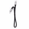 Dudao L10P USB-C till Lightning kabel 20W 0.23m Svart