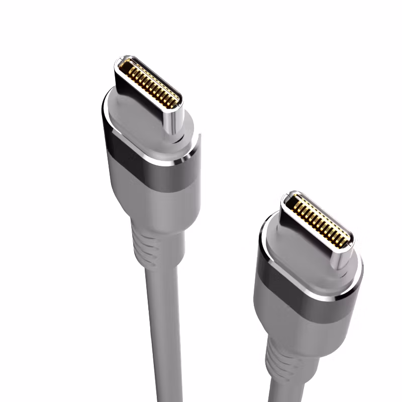 Dudao L5CMAX USB-C till USB-C kabel 100W 1m grå