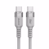 Dudao L5CMAX USB-C till USB-C kabel 100W 1m grå