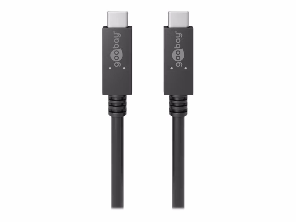 Goobay USB-C 3.2 Gen 2x2 100W kabel 1m Svart