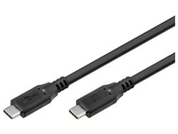 Goobay 74698 USB3.2 60W USB-C Kabel 0.5 m Svart