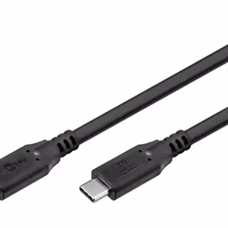 Goobay 74698 USB3.2 60W USB-C Kabel 0.5 m Svart