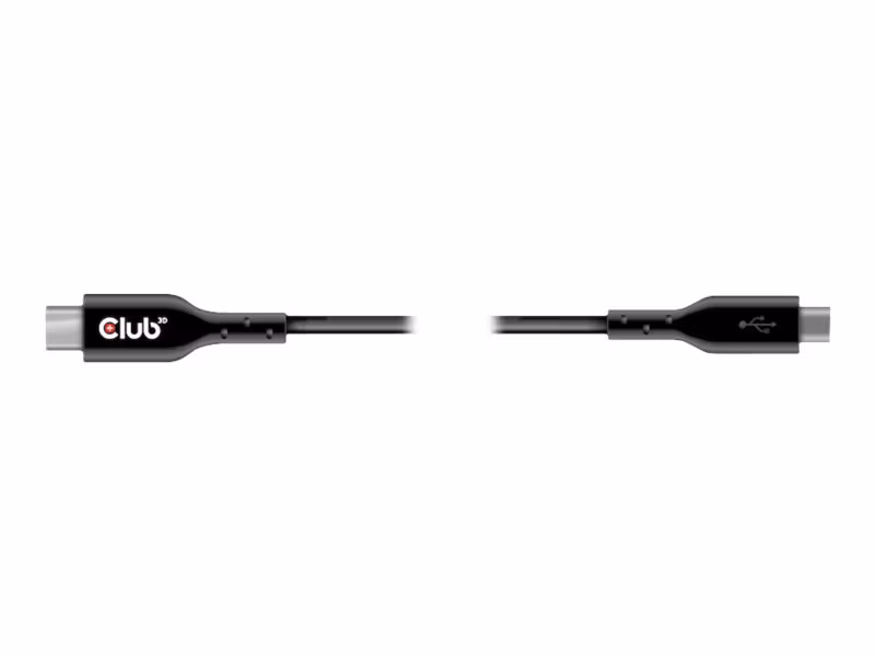 Club 3D USB-C (hane) till mikro-USB typ B (hane)  USB 3.2 Gen 1 dubbelriktad 1m Svart