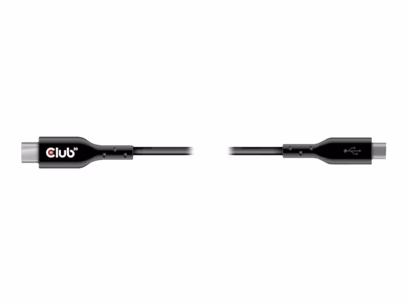 Club 3D USB-C (hane) till mikro-USB typ B (hane)  USB 3.2 Gen 1 dubbelriktad 1m Svart