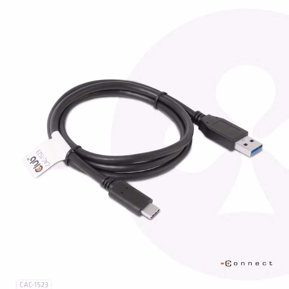 Club 3D CAC1523 USB 3.1 Gen 2 USB-C till USB-A 60W Kabel Svart