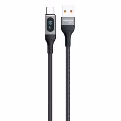 Dudao L7Max USB-A till USB-C kabel 66W 1m Svart