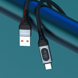 Dudao L7Max USB-A till USB-C kabel 66W 1m Svart