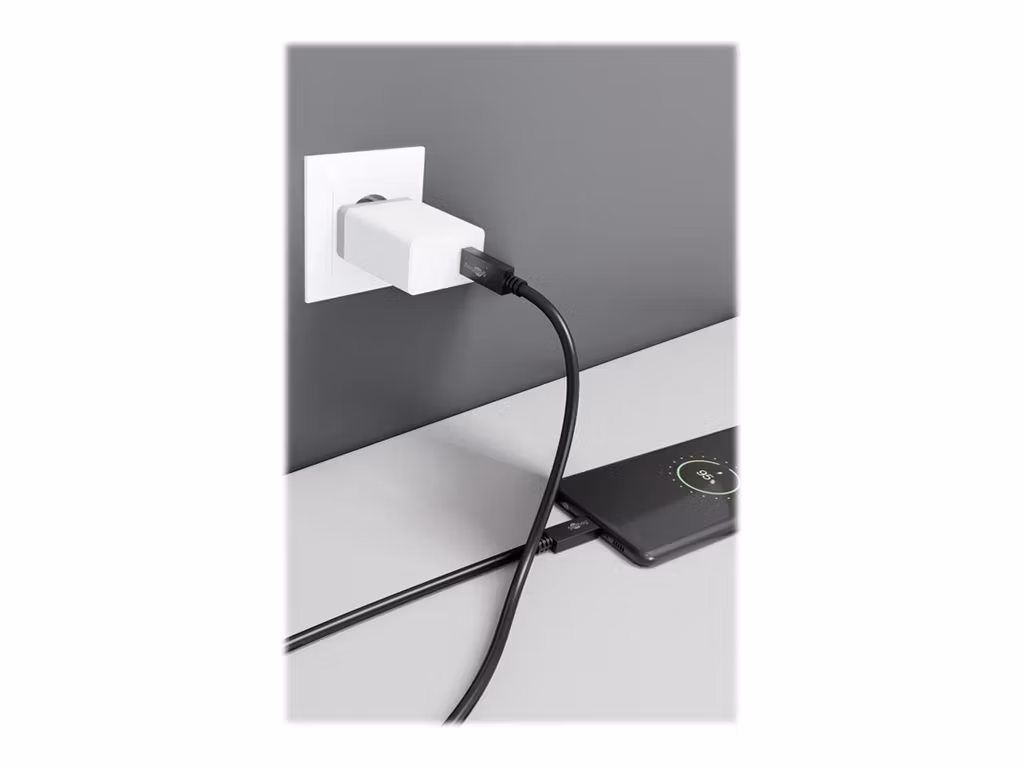 Goobay USB 3.2 Gen 1 USB Type-C kabel 50cm Svart