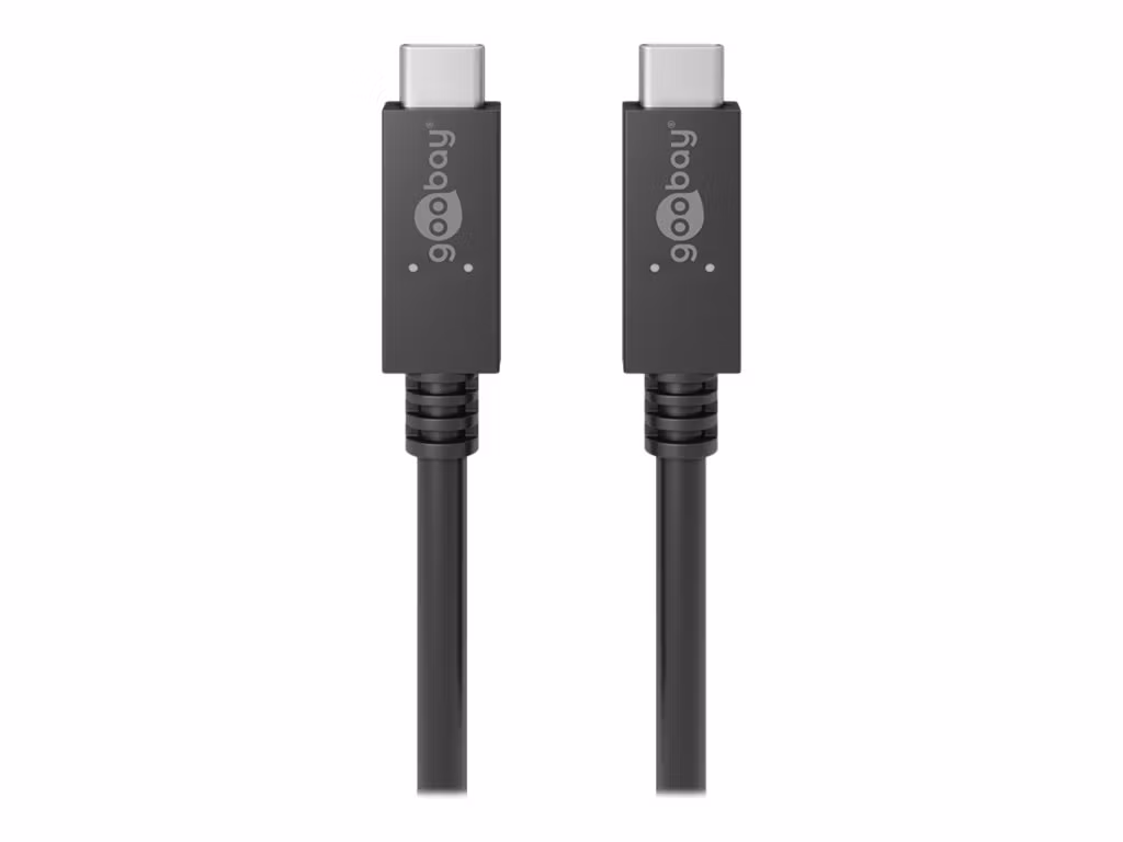 Goobay USB 3.2 Gen 1 USB Type-C kabel 50cm Svart