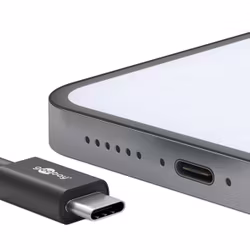 Goobay USB 3.2 Gen 1 USB Type-C kabel 50cm Svart