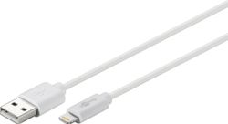 Goobay USB 2.0-kabel A till Lightning  1 meter Vit