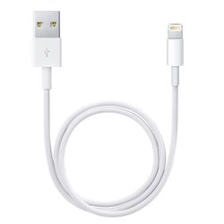 Apple USB-A till Lightning kabel 0,5m Vit