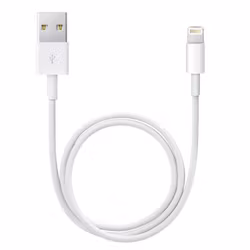Apple USB-A till Lightning kabel 0,5m Vit