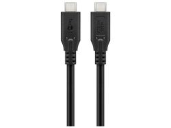 Goobay 74191 USB4 100W USB-C Kabel 1 m Svart