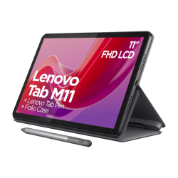 Lenovo Tab M11 (inkl. Folio Case och Tab Pen) 11" LTE 128/8 GB grå