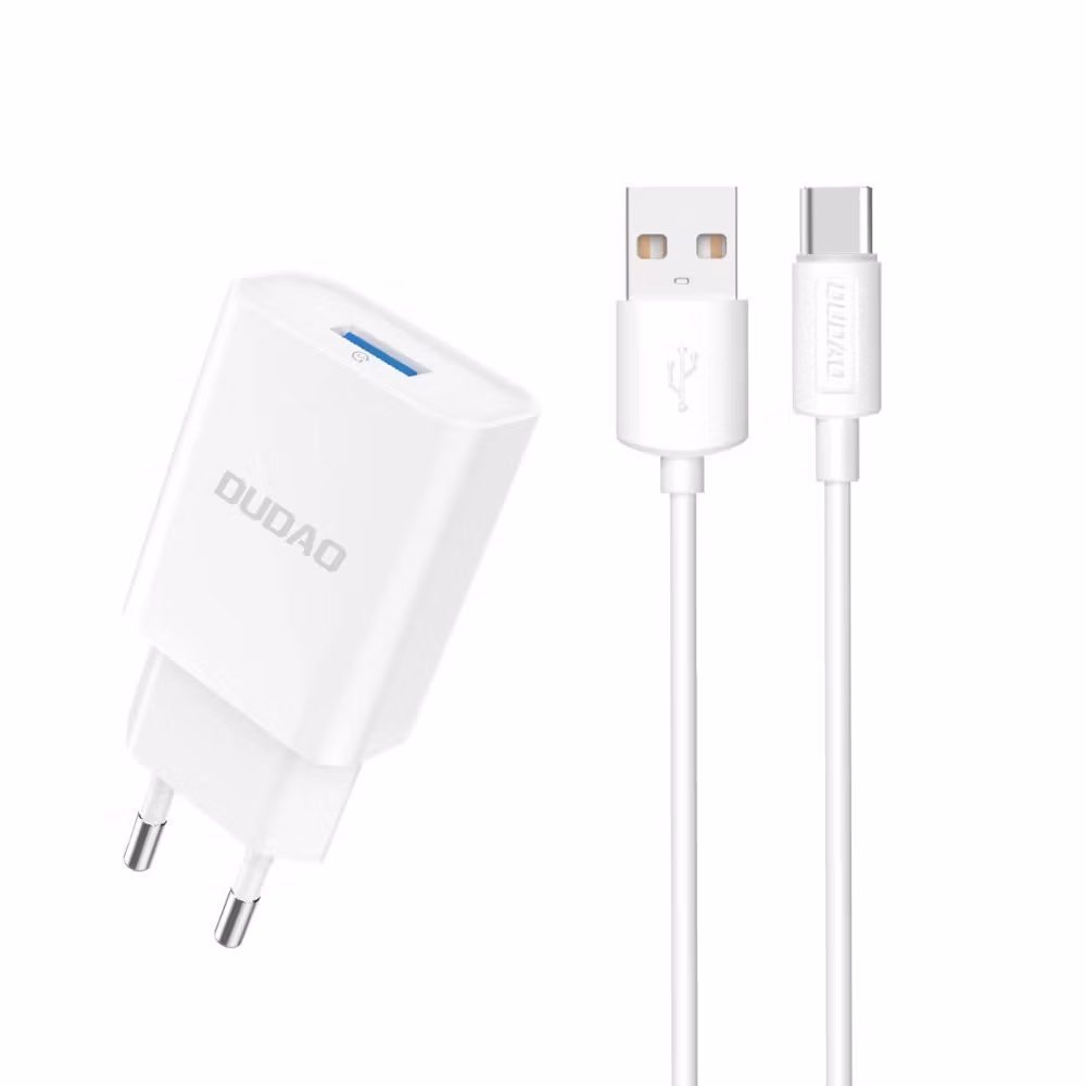 Dudao A4EU Adapter 10Watt USB-A to USB-C inkl Kabel
