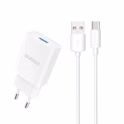 Dudao A4EU Adapter 10Watt USB-A to USB-C inkl Kabel
