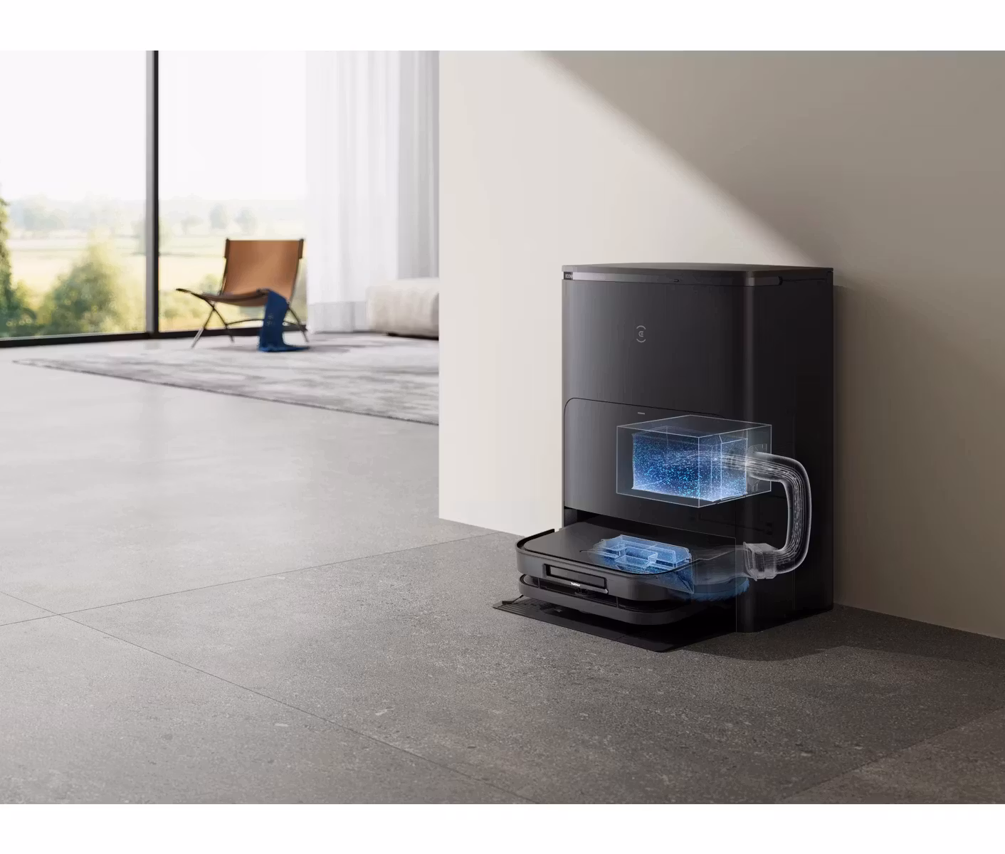 Ecovacs Deebot X5 OMNI robotdammsugare Svart
