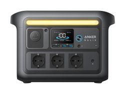 Anker SOLIX 1600Watt Bärbar elstation med campinglampa