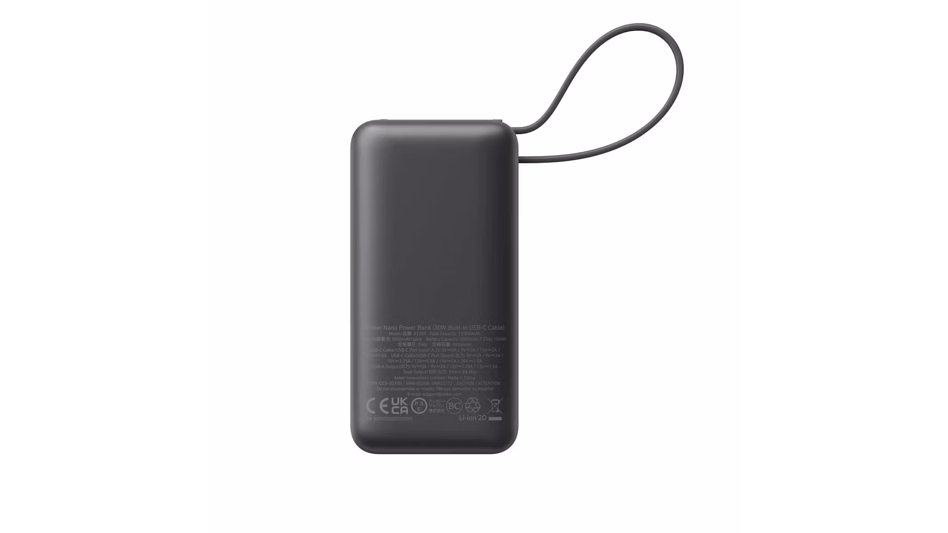 Anker A1259G11 powerbank Lithium 10000 mAh Svart
