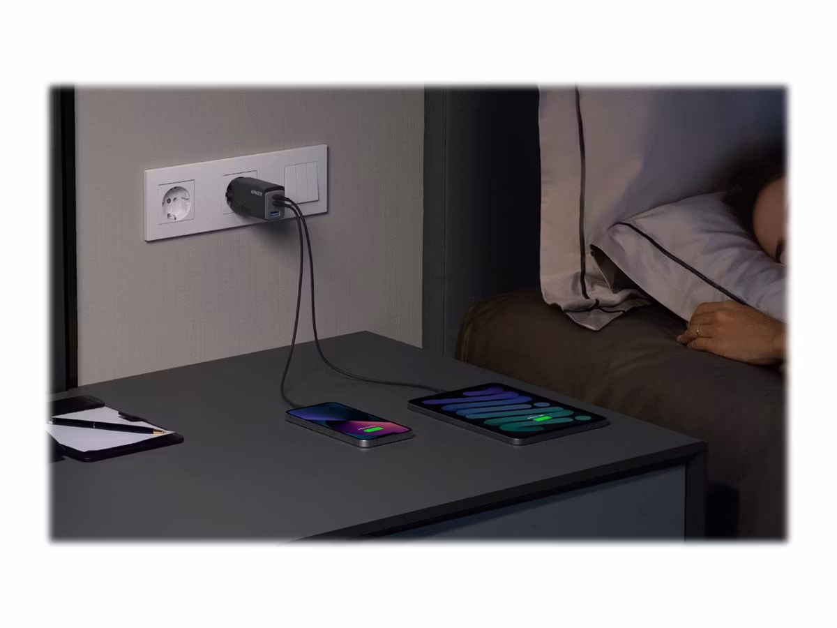 Anker GaN Prime III 65W laddare Svart