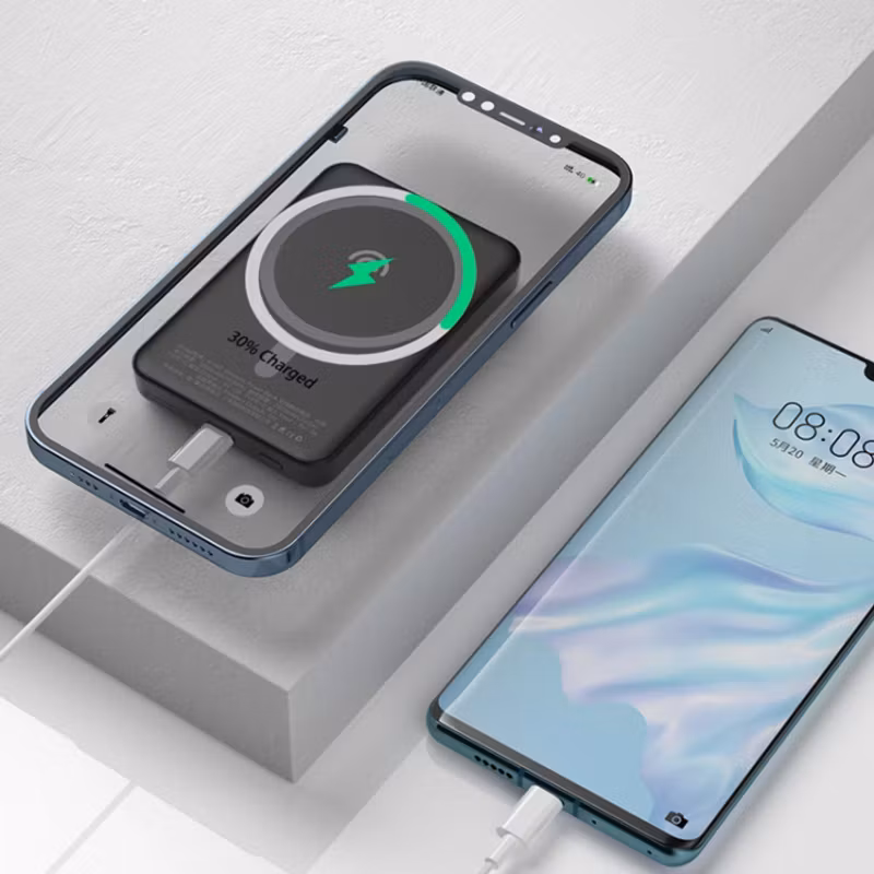 Dudao K14S Trådlös Powerbank 5 000mAh Svart