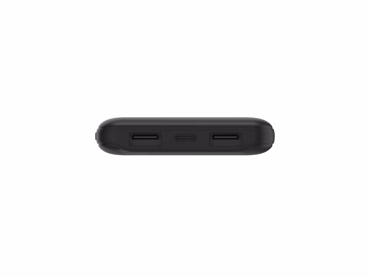 Belkin powerbank 10 000 mAh med 2x USB-A och 1x USB-C 15W Svart