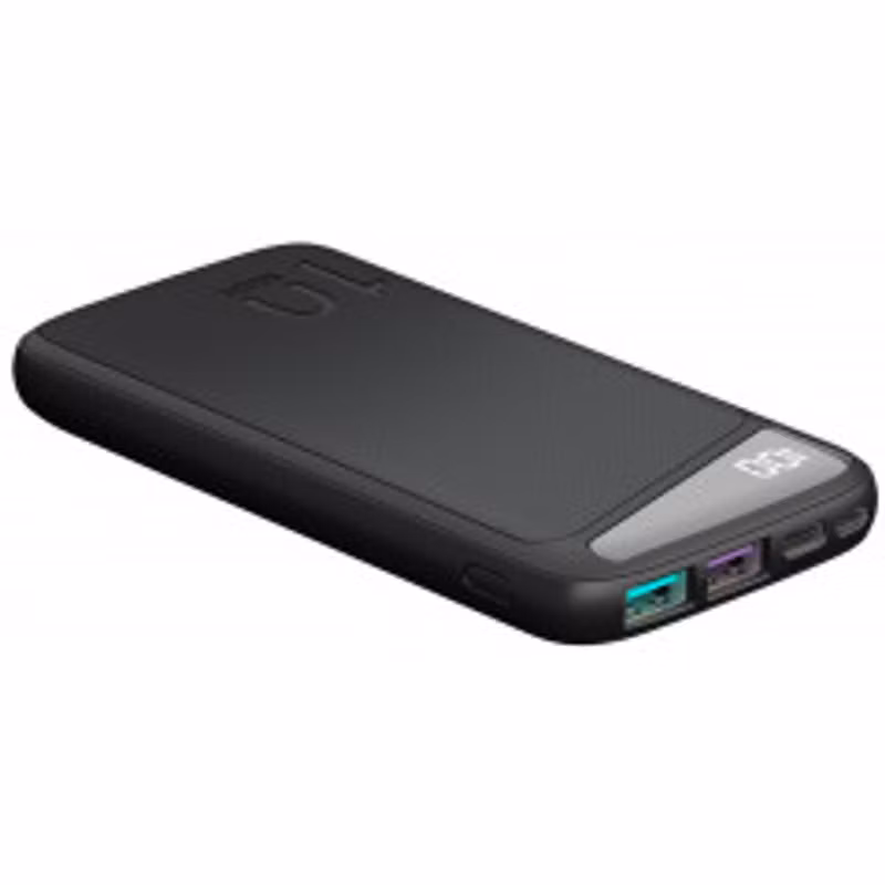 Goobay snabbladdande PowerBank 10.000mAh med USB-C PD 18W QC 3.0