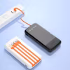 Dudao K6Pro powerbank 10000mAh 10Watt 4x kablar Vit