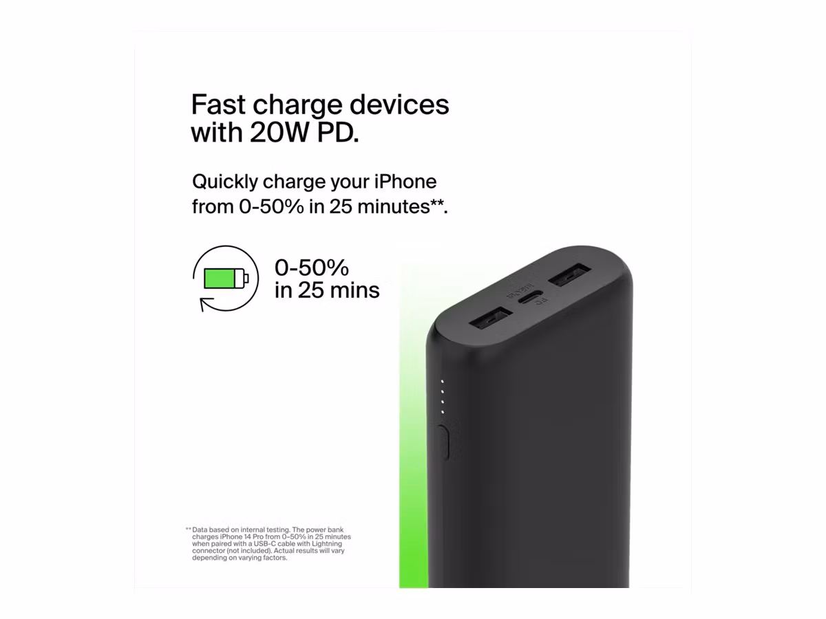 Belkin BoostCharge Powerbank 20000mAh Svart