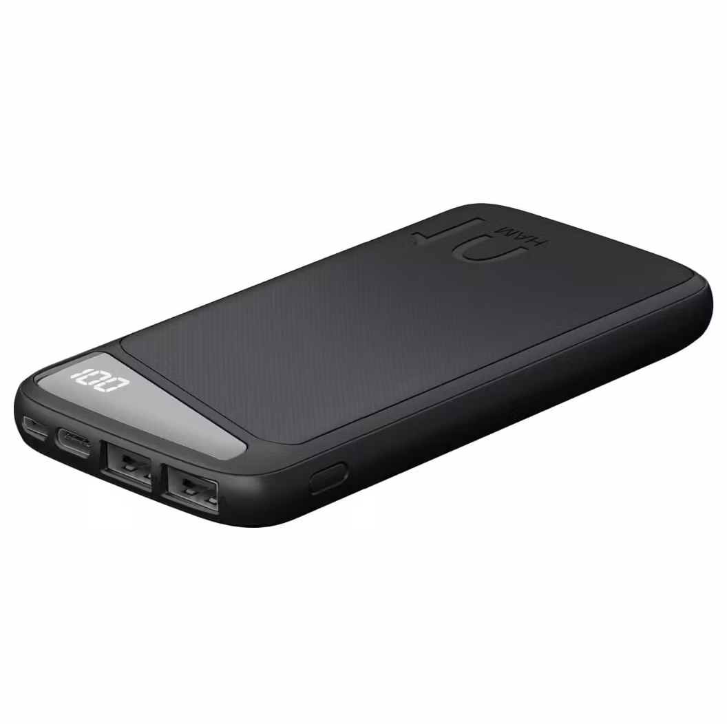 Goobay Powerbank Slimline 10,000 mAh Svart