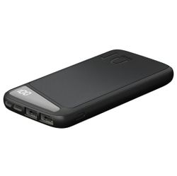 Goobay Powerbank Slimline 10,000 mAh Svart