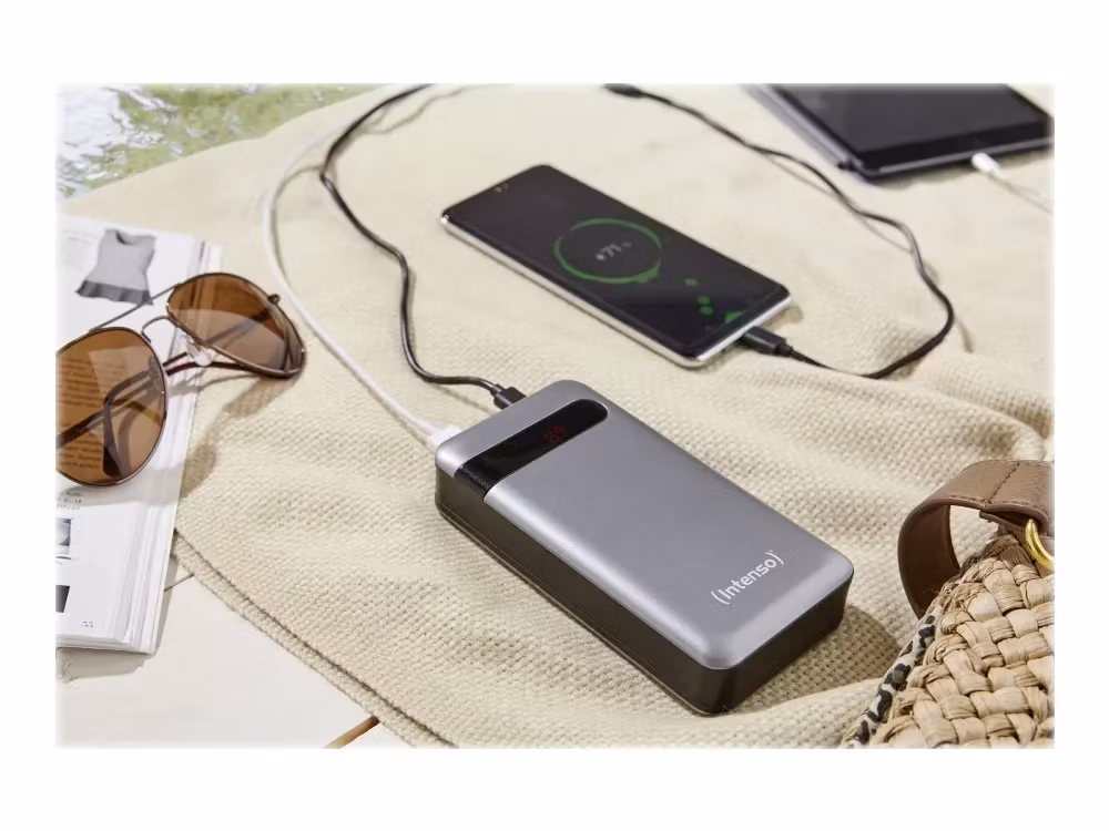 Intenso Powerbank 20.000 mah USB-C QC/PD ink USB-C kabel