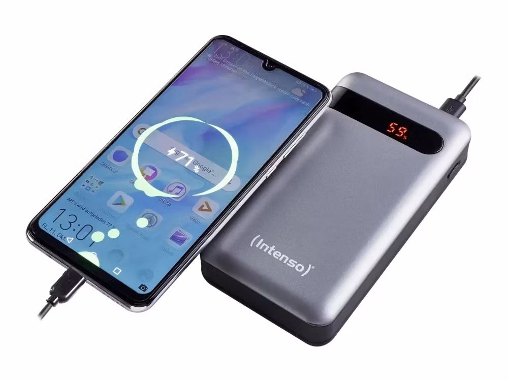 Intenso Powerbank 20.000 mah USB-C QC/PD ink USB-C kabel
