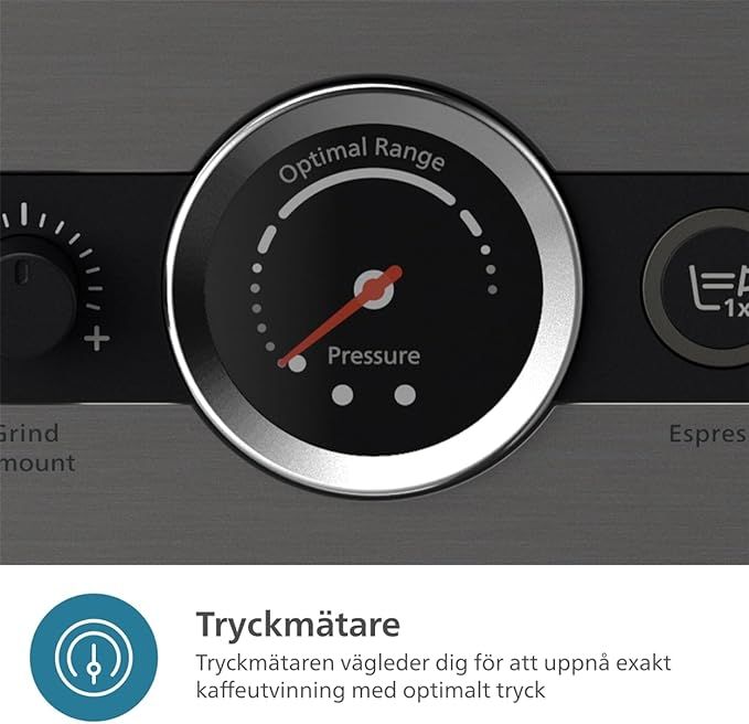 Philips PSA3218/01 Espressomaskin med Inbyggd kvarn Svart
