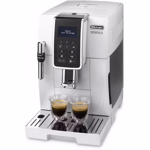 De’Longhi Dinamica ECAM350.35.W Espressomaskin med inbyggd kvarn