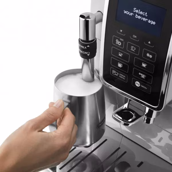 De’Longhi Dinamica ECAM350.35.W Espressomaskin med inbyggd kvarn