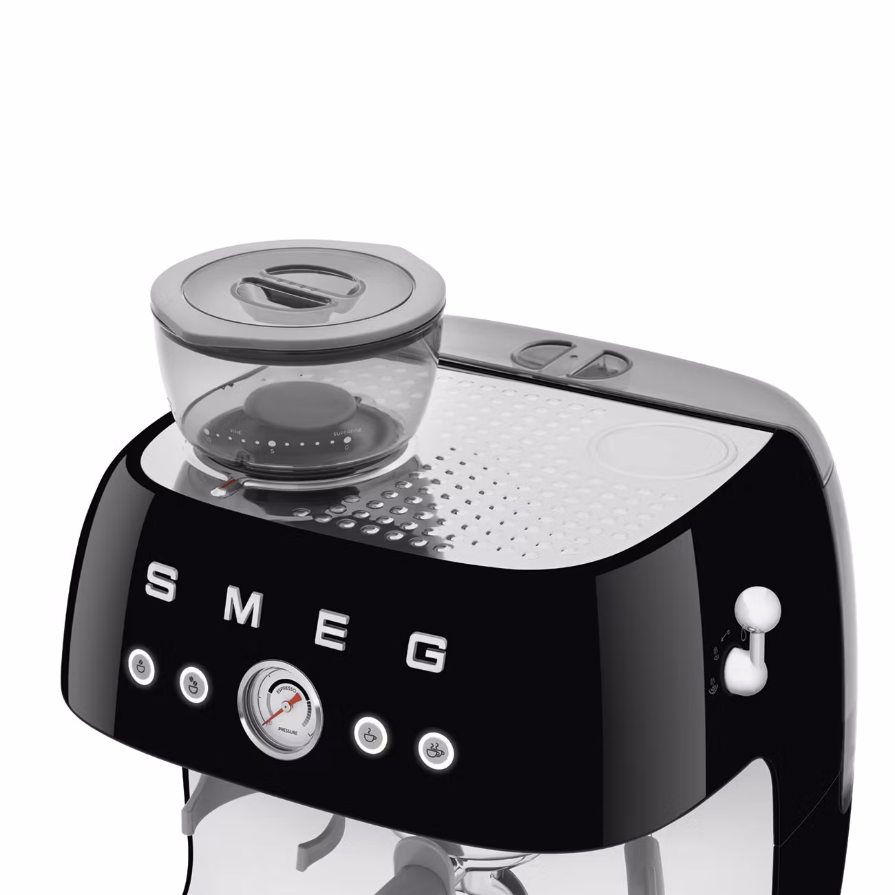 Smeg EGF03WHEU Helautomatisk Kaffemaskin Svart
