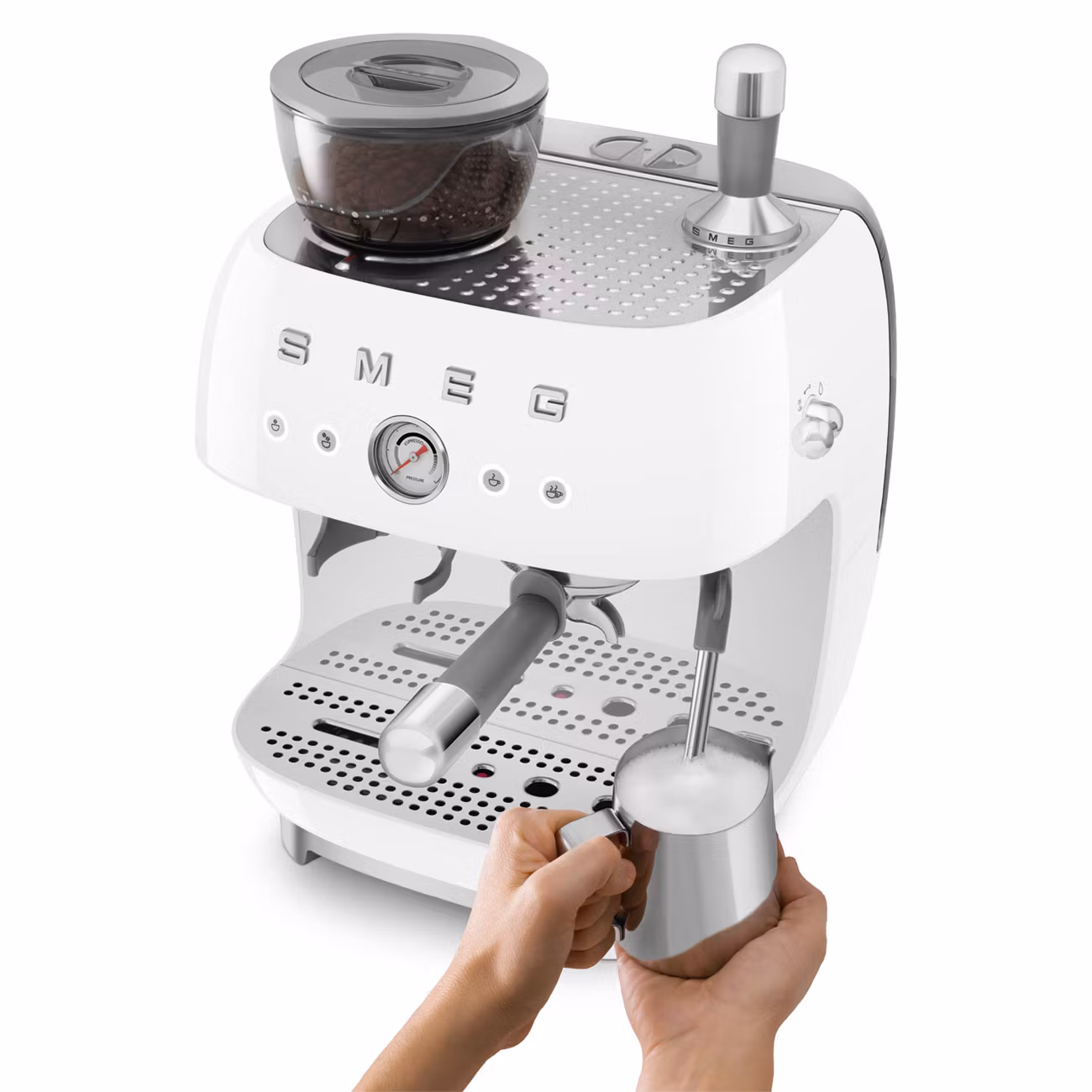 Smeg EGF03WHEU Helautomatisk Kaffemaskin Vit