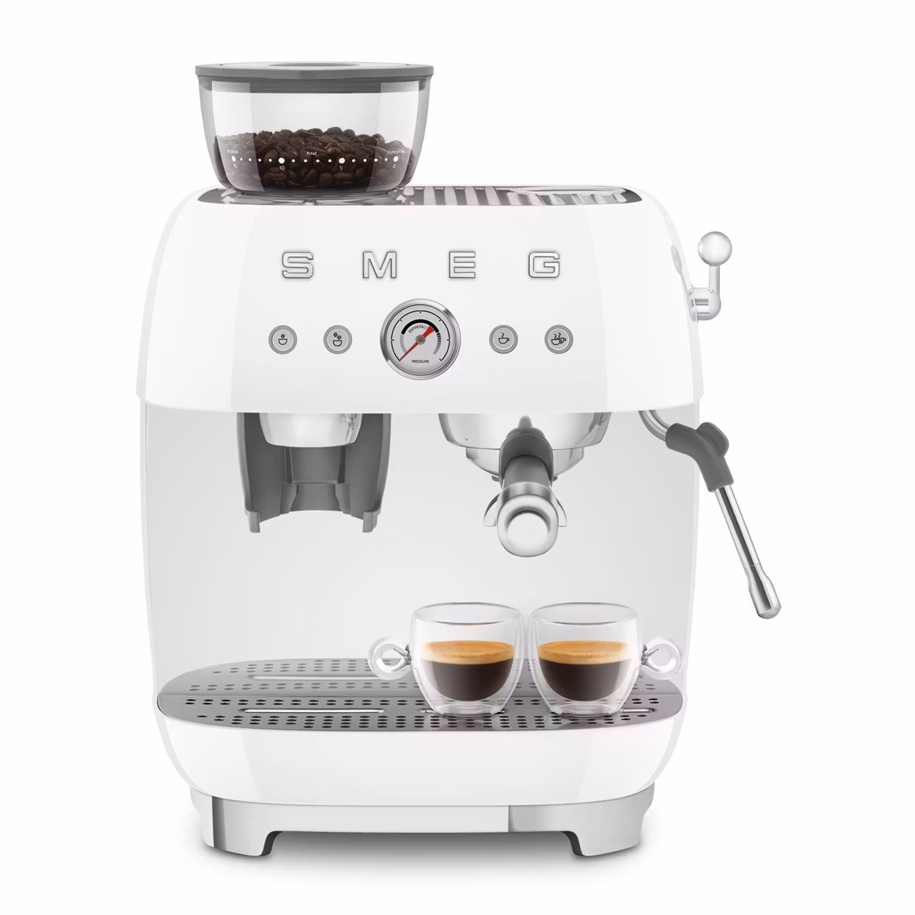 Smeg EGF03WHEU Helautomatisk Kaffemaskin Vit