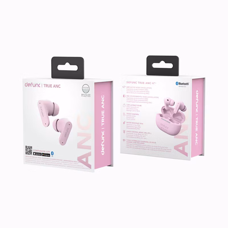 Defunc TRUE ANC Wireless BT hörlur Rosa