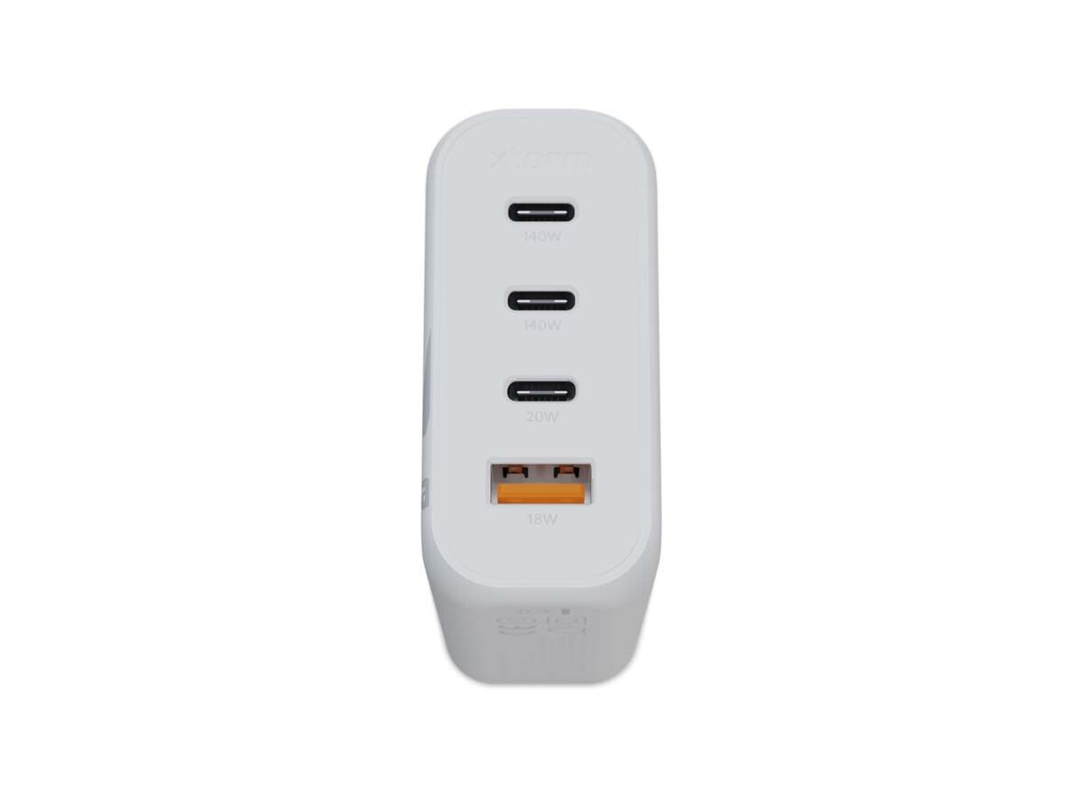 Xtorm 140W GaN2 Ultra Hemladdare 3xUSB-C/USB-A Vit