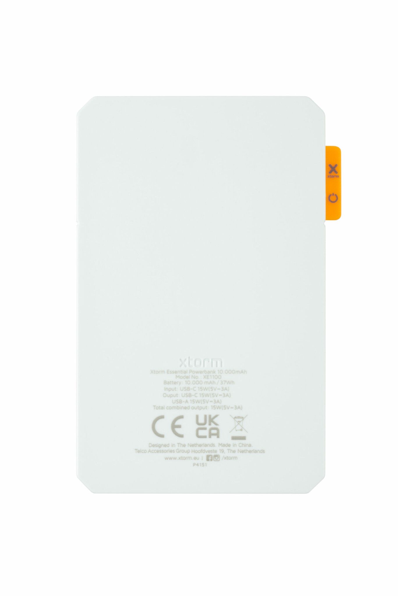 Xtorm Power Bank 10.000mAh 15W USB-C & USB-A Vit